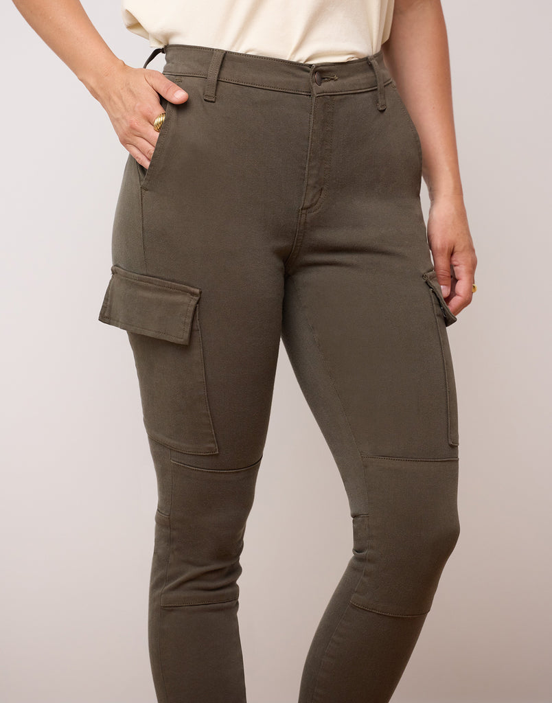JEANS RACHEL COUPE ÉTROITE / FOREST