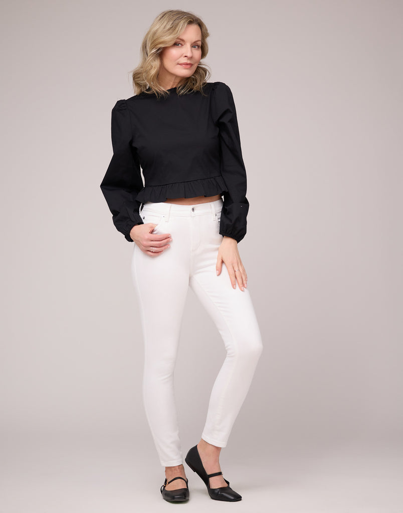 JEANS RACHEL COUPE ÉTROITE / WHITE SHELL