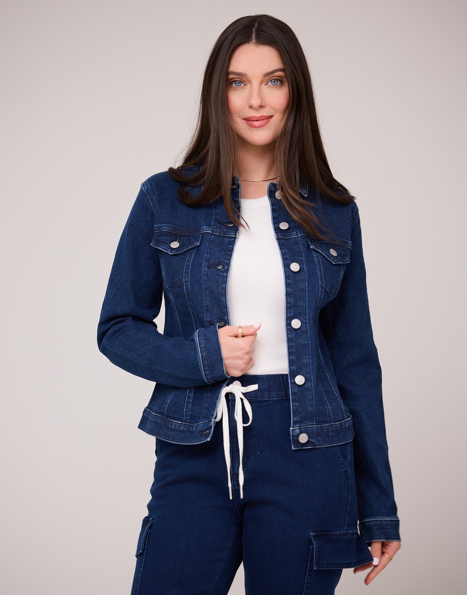 VESTE EN DENIM BLUE CABIN Yoga Jeans