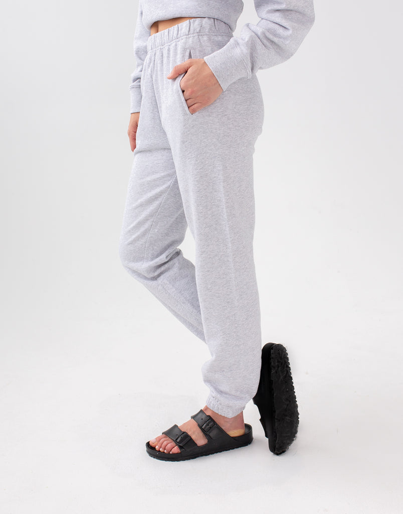 PANTALON DE JOGGING LÉGER / GRIS PÂLE