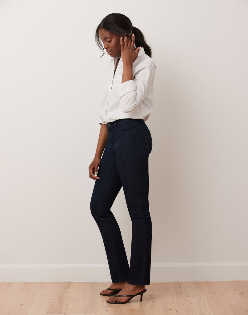 JEANS CHLOE COUPE DROITE / RINSE INDIGO / BLEU