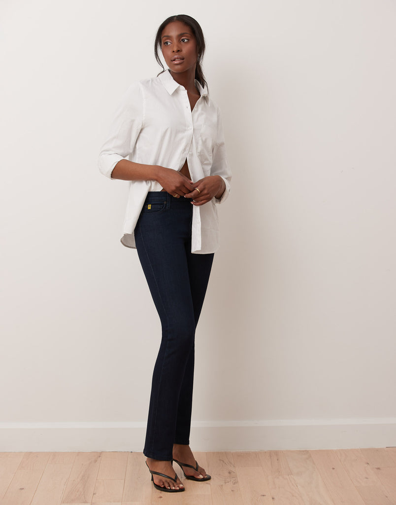 JEANS CHLOE COUPE DROITE / RINSE INDIGO / BLEU