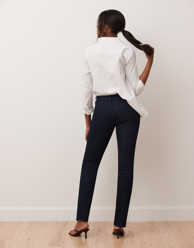 JEANS CHLOE COUPE DROITE / RINSE INDIGO / BLEU
