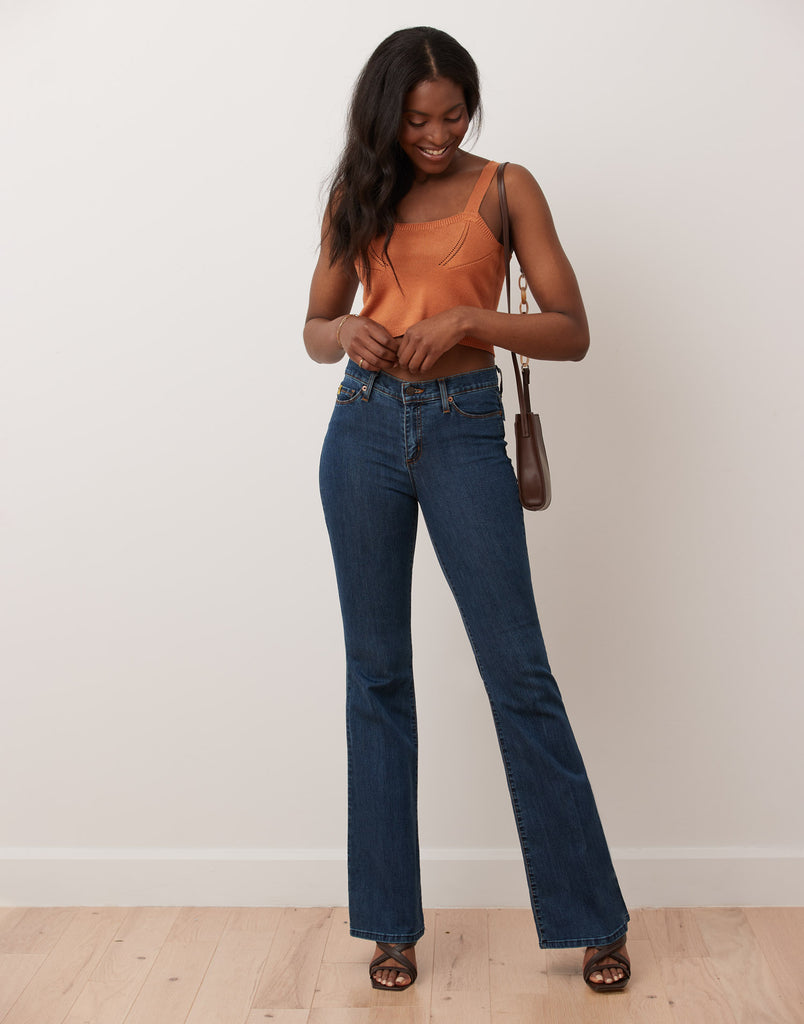 JEANS ALEX COUPE ÉVASÉE / BLEU CLASSIQUE