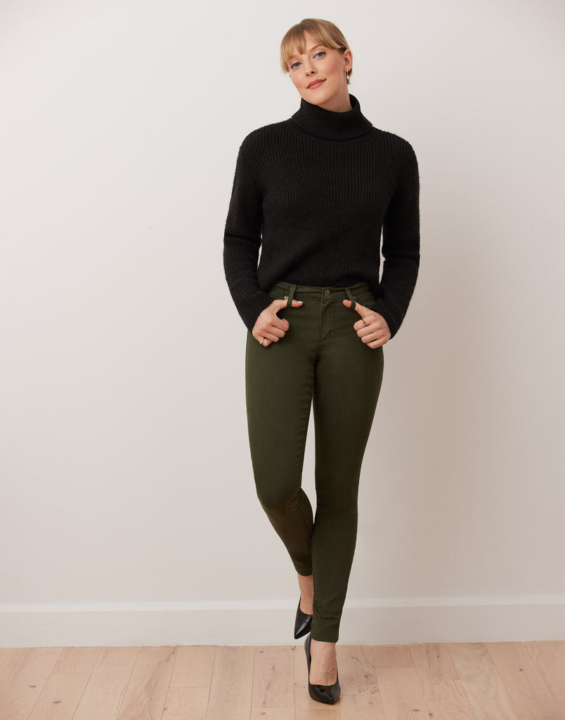 JEANS RACHEL COUPE ÉTROITE  / EVER GREEN