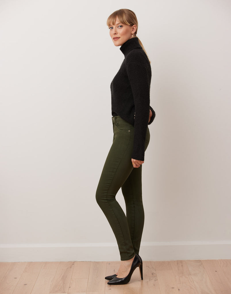 JEANS RACHEL COUPE ÉTROITE  / EVER GREEN