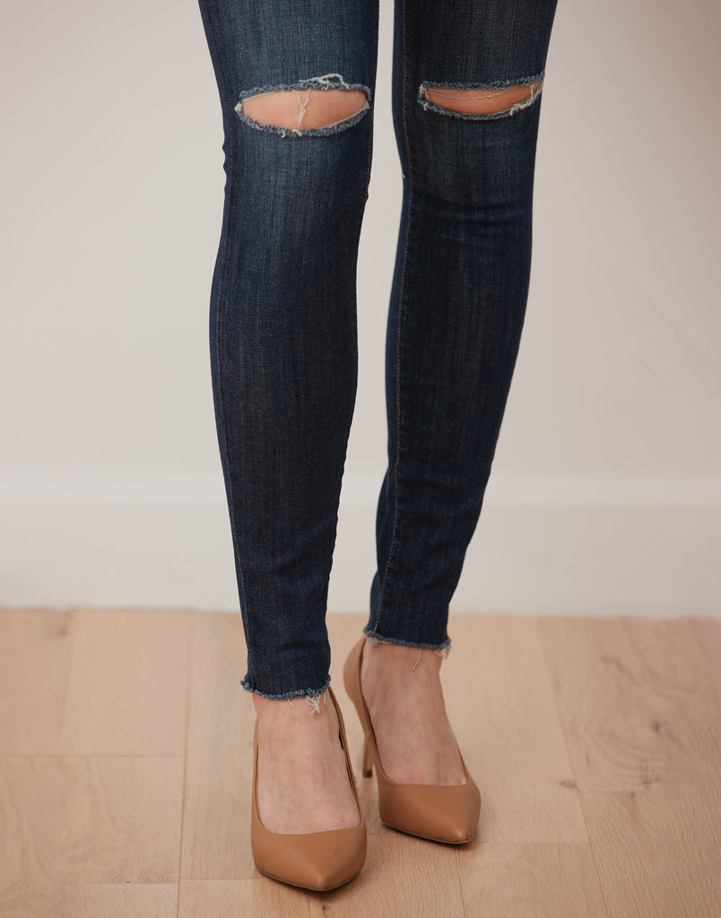 JEANS RACHEL COUPE ÉTROITE / SICILY 2.0 DÉCHIRURES