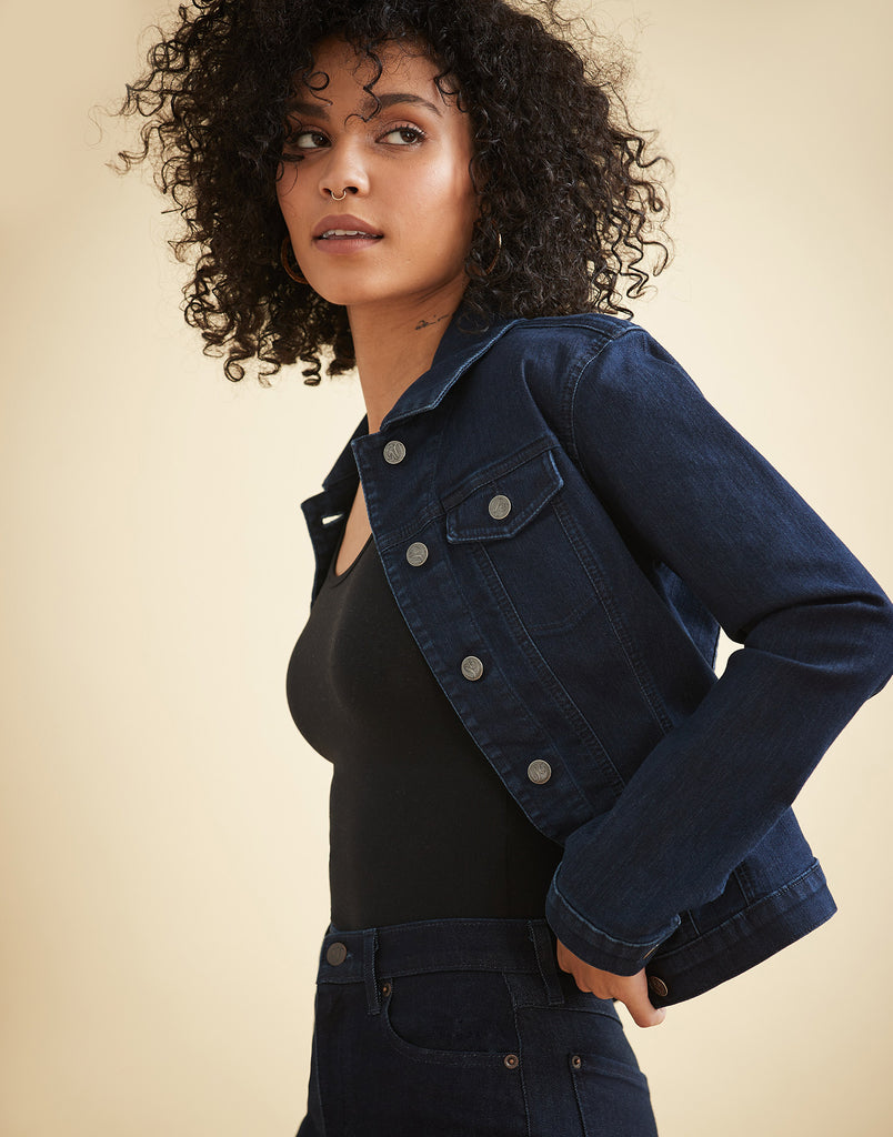 VESTE CLASSIQUE EN DENIM / Rinse Indigo