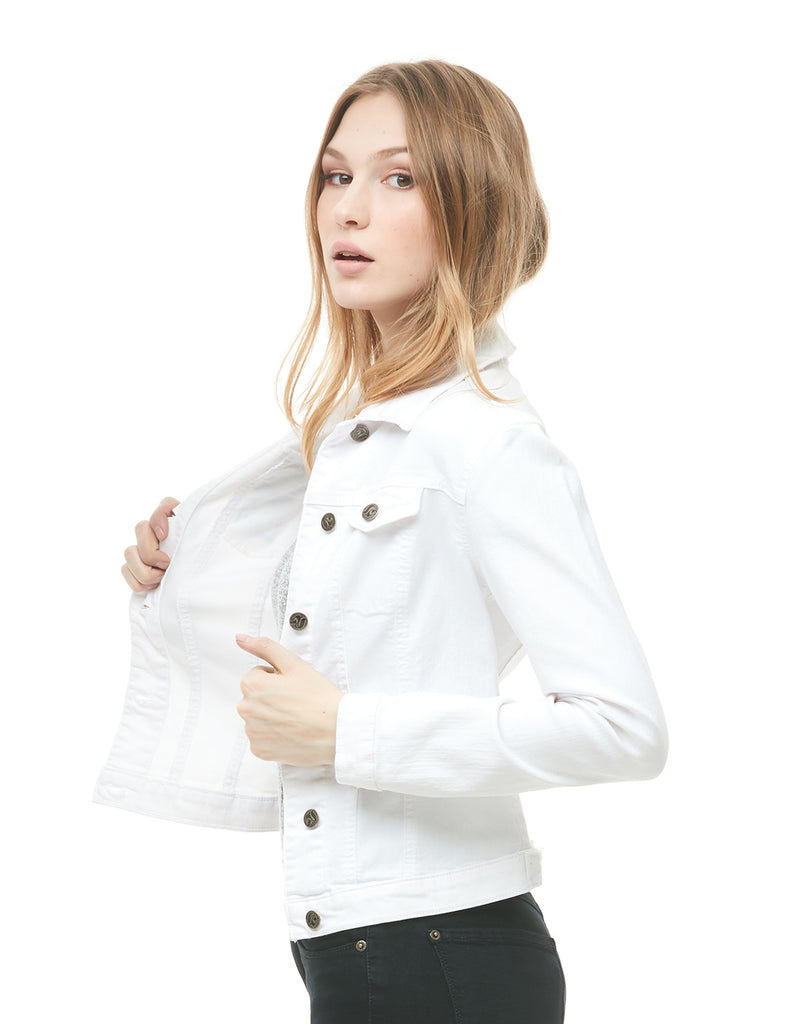 VESTE EN DENIM / WHITE