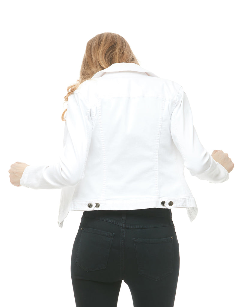 VESTE EN DENIM / WHITE