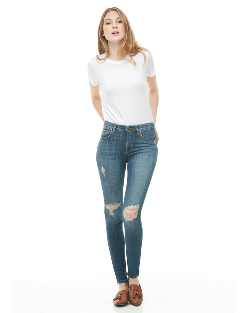 Jeans Rachel Coupe Étroite Taille Haute Malibu Beach Yoga Jeans