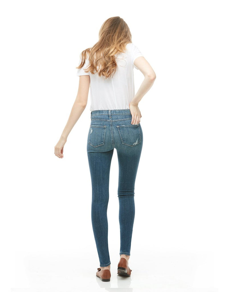 Jeans Rachel Coupe Étroite Taille Haute Malibu Beach Yoga Jeans