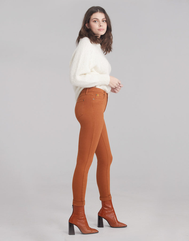 Jeans Rachel Coupe Étroite Glazed Ginger Yoga Jeans