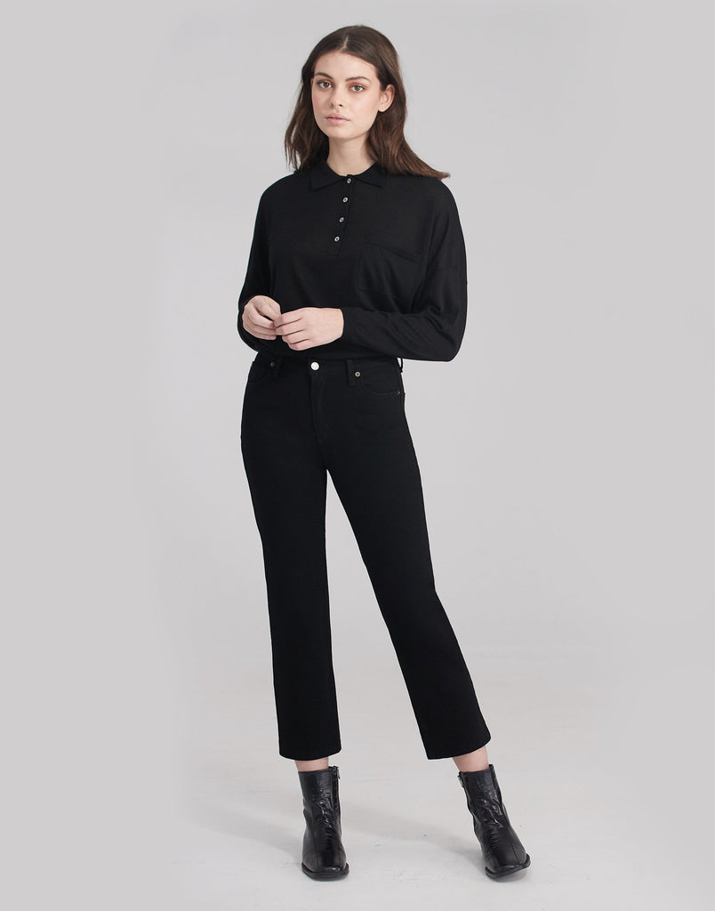 Jeans Chloé Coupe Droite Om Yoga Jeans