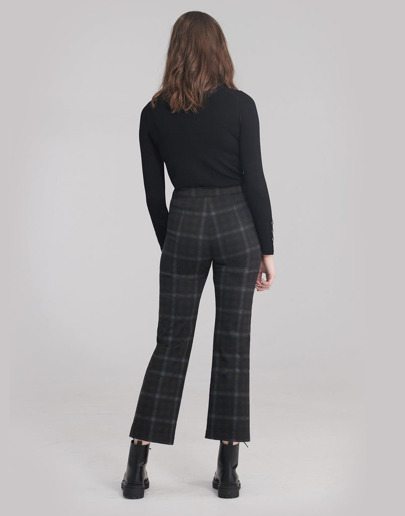 Pantalon Chloé Coupe Droite Honey Plaid Yoga Jeans