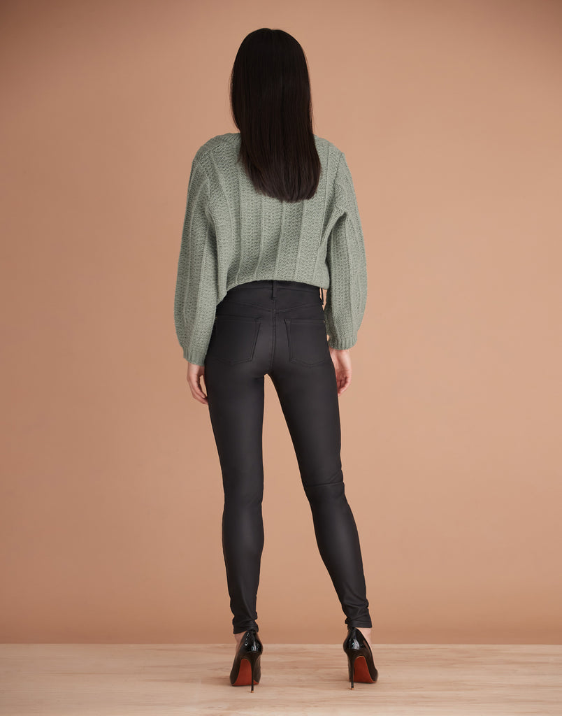 Jeans Taille Classique Rachel Coupe Étroite Noir Yoga Jeans