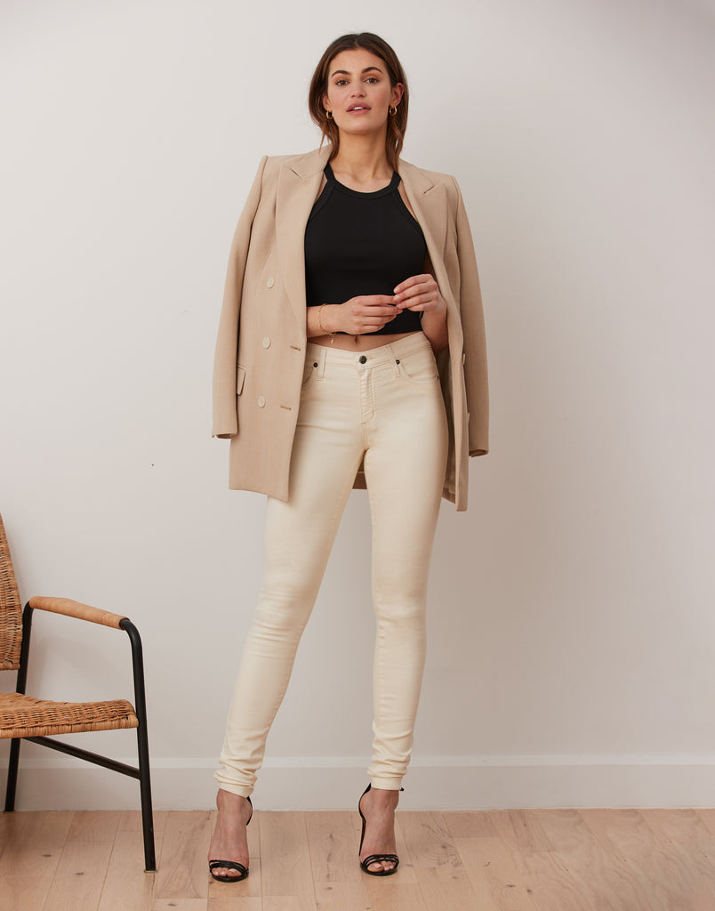 Jeans Rachel Coupe Étroite Winter White Yoga Jeans
