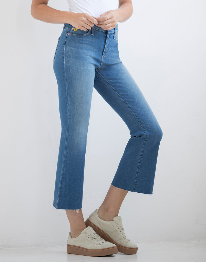 Jeans Alex Coupe Évasée Court Fuji Yoga Jeans